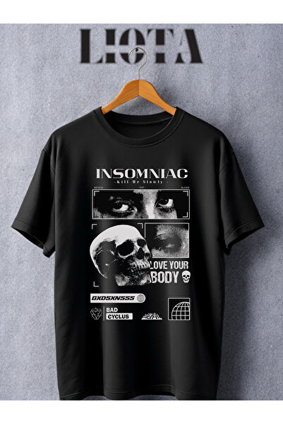 Vordevia Μπλουζάκι με στάμπα Insomniac Design