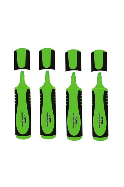 Raff Phosphor Pen Green (4 Pieces)