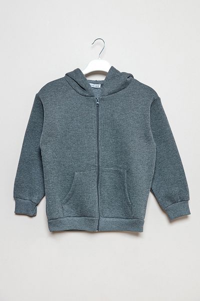 Fulla Moda Hooded Zippered Unisex Children's Sweatshirt