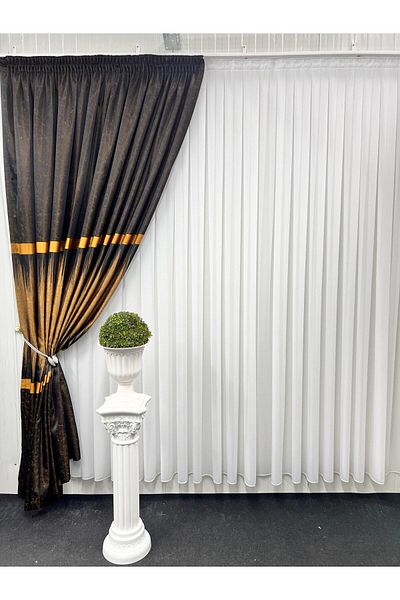 Metropolitan Concept Bolt drapery, worked on 10 cm wide rejansa