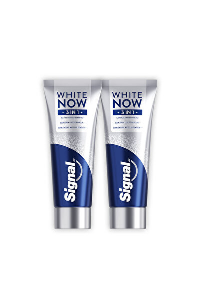 Signal White Now Diş Macunu 3 in 1 Original 75 ml x2