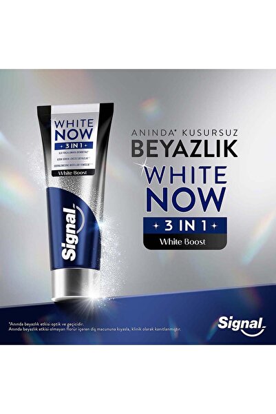 Signal White Now Diş Macunu 3 in 1 White Boost 75 ml x2