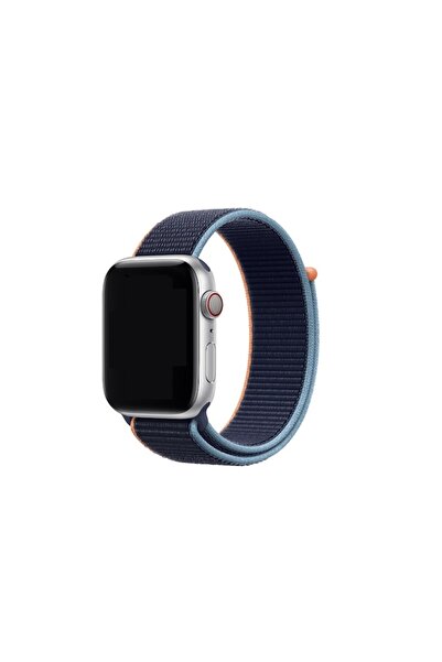 Bibilel Curea Apple Watch, 38-40 mm, textilă, albastră