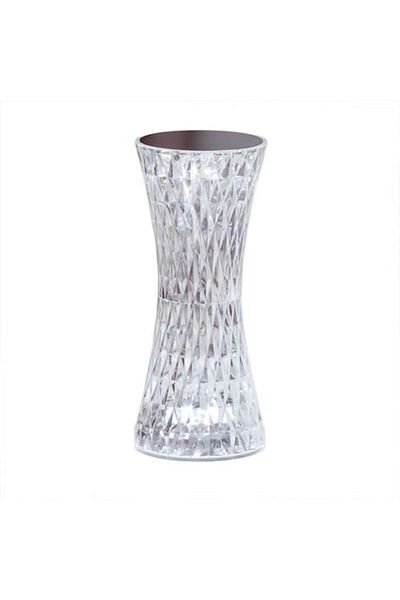 Don LED RGB Desk Lamp, Touch Dimmer, 3 Intensity Levels, USB Charging, 3W, Acrylic Crystal, Remote Contr