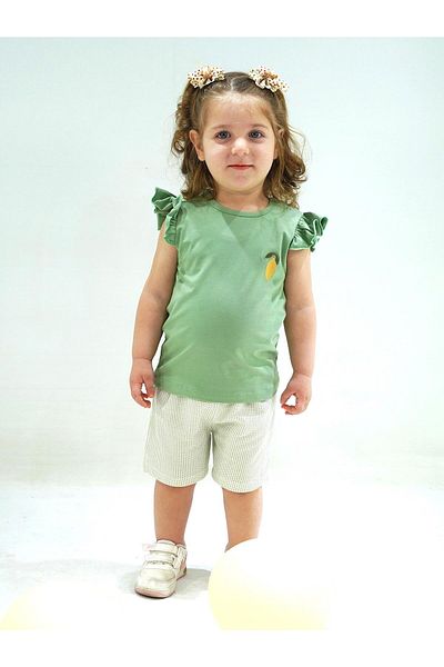 Aydodo Ad33993 Lemon Embroidery Girl Set 6-9/9-12/18-24/24-36 Months