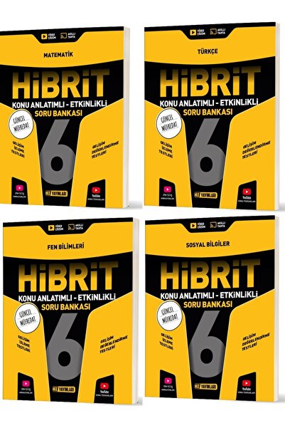 Hız Yayınları Hız 2026 6. Sınıf Matematik Türkçe Fen Sosyal Hibrit - Konu Set...