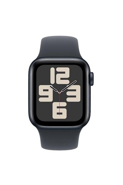 Apple Smartwatch Watch SE (2024), GPS, Cellular, Midnight Aluminium 40mm, 32GB, Midnight Sport Band