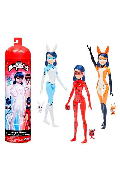 Playmates Miraculous Lady Bug Magic Reveal Surprise Doll