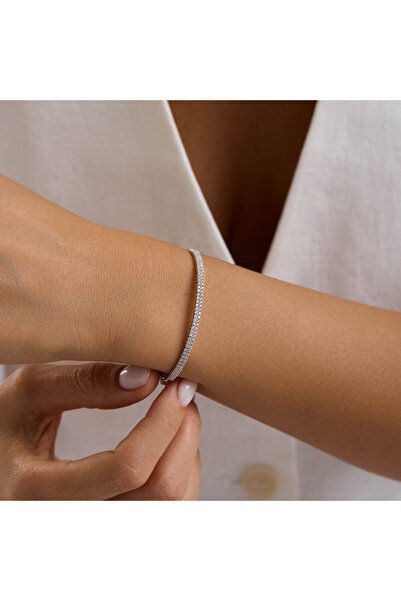 Sembol Gold Su Yolu Set Beyaz Altın İki Sıra