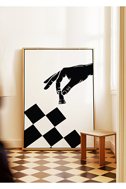ARTHOUSECOLLECTIVE Chess Move - Chess Move - Poster decorativ de șah - Poster...
