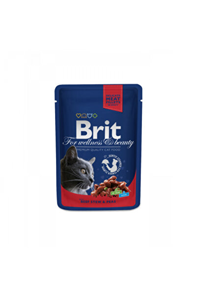Brit Pungă Premium cu Carne de Vită și Mazăre 100 g