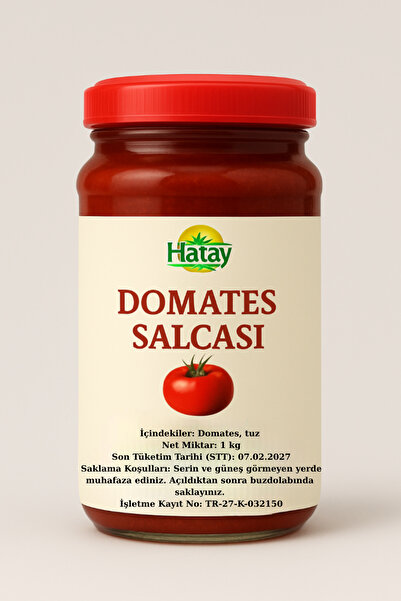Hatay Has Çiftlik Domates Salçası (1KG)