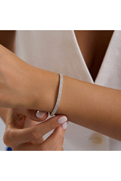 Sembol Gold Su Yolu Set Beyaz Altın Üç Sıra