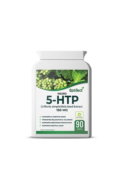 OptiTect 5-HTP, 90 Veggie Capsules, Supports a Positive Mood, Promotes Relaxation & Calmness