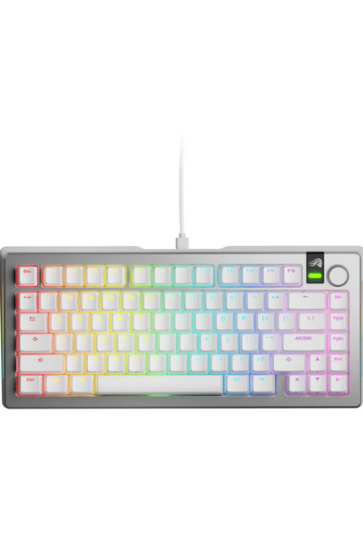 Glorious Tastatură mecanică GMMK 3 PRO, Fox Switches, 81 de taste, cu fir, US...