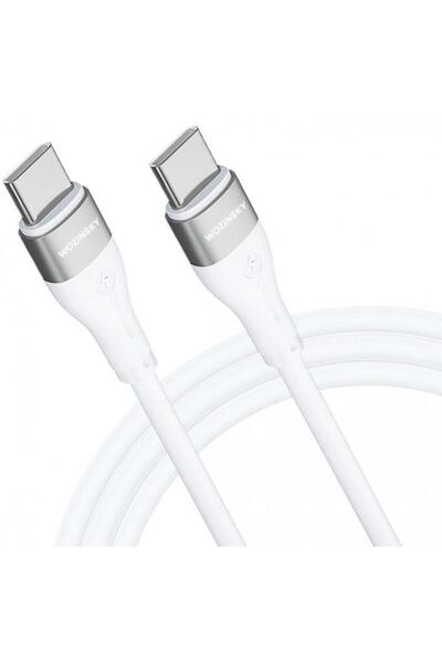 WOZINSKY USB-C to USB-C Charging Cable WZK WSTCC1, 65W, 1m, White