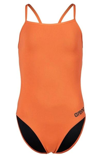 ARENA Team Swimsuit Challenge Solid Girl's Swimsuit Orange