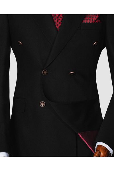 Suit Sartoria Ssa 2609 Straight Fabric Double Breasted Double Leg Suit