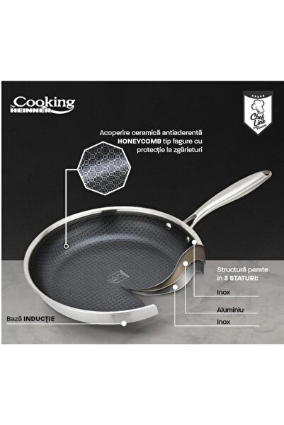 Heinner Tigaie inox ve 3 vrstvách HR-MRK-24 T, 24 x 4,5 cm