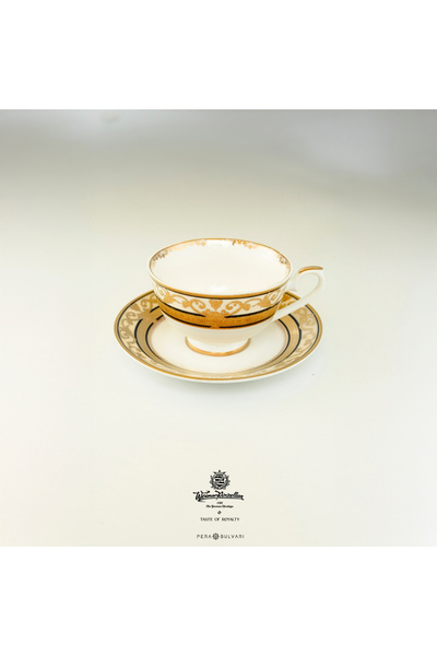 Weımar Carla Of Bavaria 15 Parça Çay Seti Siyah