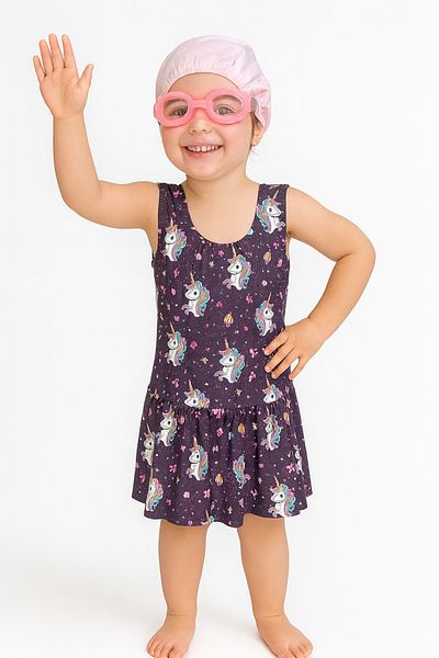 ŞevAyy Girl's Dress Swimsuit