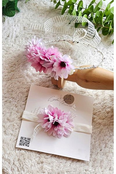 çiğdem kaya design Special Design Mother Baby Crown Suit