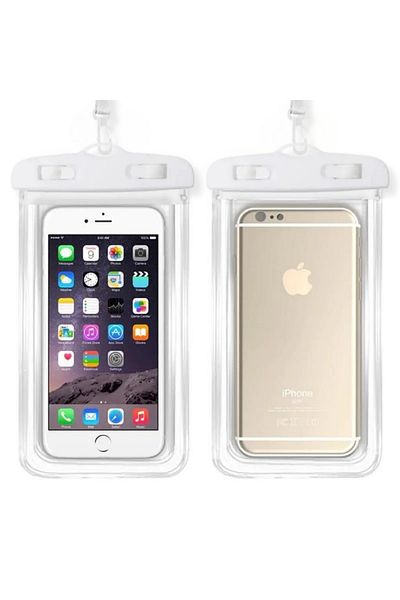 Cawooo Waterproof Phone Case for Water Sports, Sup and Outdoor Activities – Compatible with All Models, White