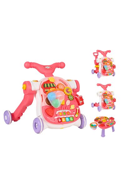 Kikka Boo 4in1 walker for children KikkaBoo Sweet Escape Pink convertible into a vehicle without pedals/tr