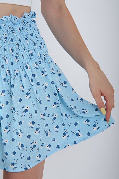 VeniLife Fusta mini oversize cu talie înaltă