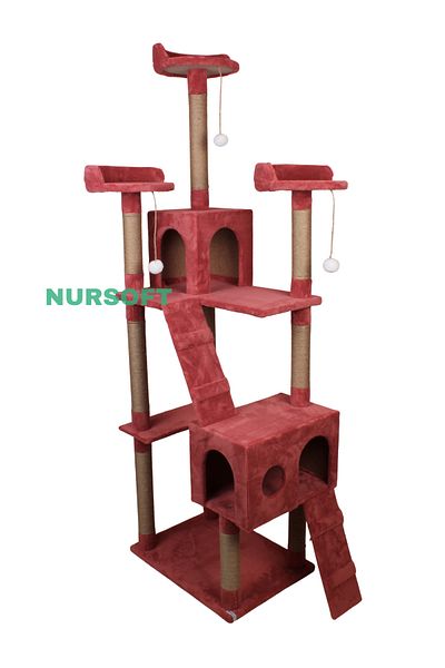 Nursoft Cat City New Residence Cat Playhouse and Scratching