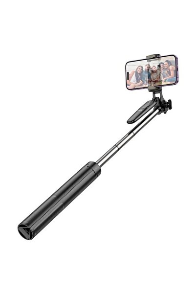 Hoco Stick selfie Bluetooth K19 Soul Live Broadcast, universal, negru