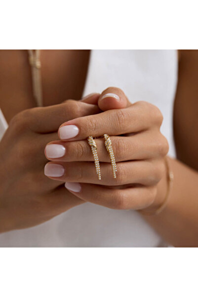 Sembol Gold Kemerli İki Sıra Su Yolu Takı Seti