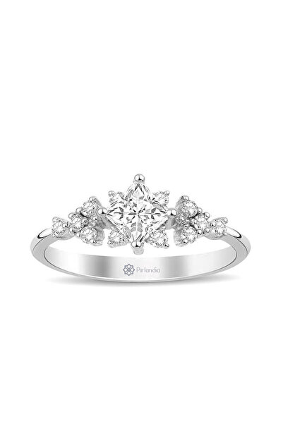 Pırlandia 1,20 Karat Pırlanta Topaz Yüzük