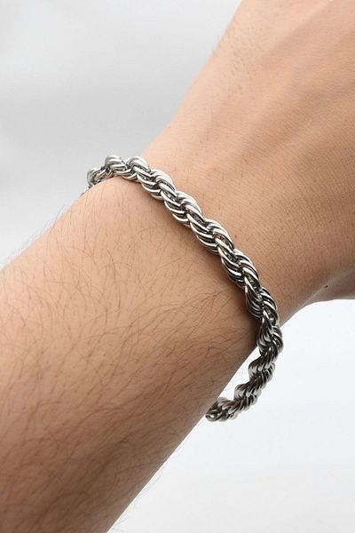 Prestige Rope Stainless Steel Bracelet 7 mm 902112