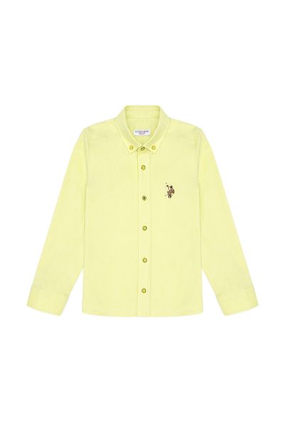 U.S. Polo Assn. Cămașă Regular fit cu guler fixat cu nasturi și imprimeu logo colorat