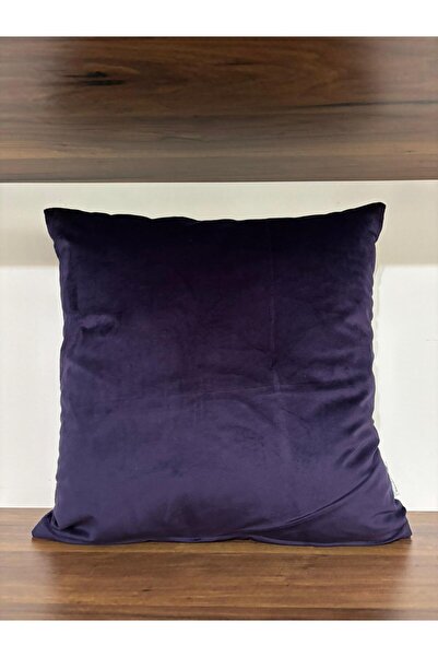 KIRLENTİM غطاء وسادة مخملي أرجواني عادي