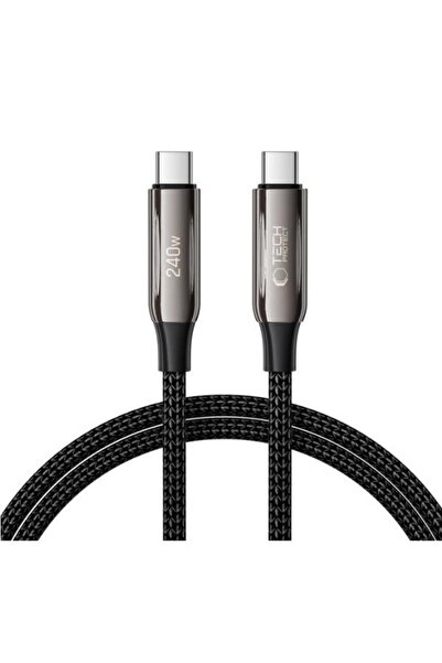 Tech-Protect Cablu de încărcare și date USB-C UB10T Ultraboost, 240W, 2m, Negru