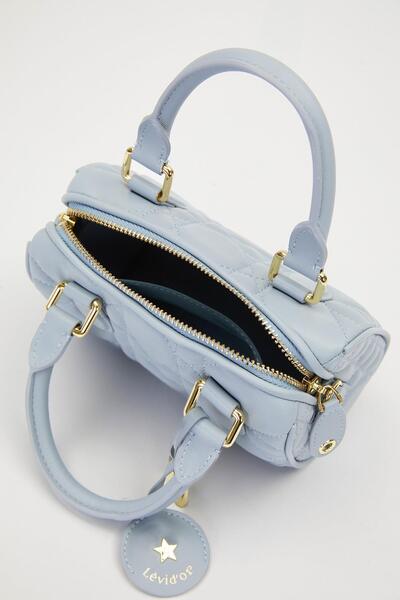 Levidor Mavi Kilit Aksesuar Detaylı El Çantası