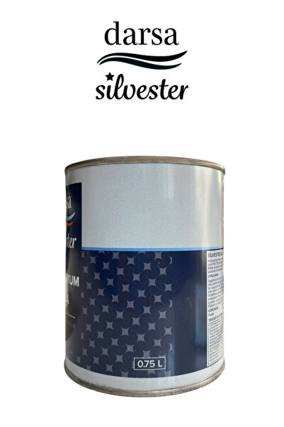 DARSA Silvester Parlak Alüminyum Yaldız Boya 0,12L -0,45L -0,75L | Yüksek Isıya Dayanıklı Metal Boya