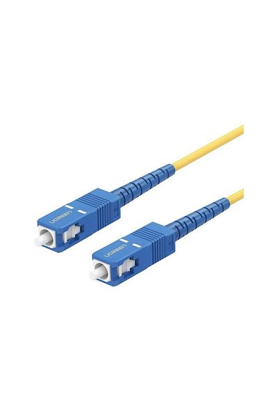 Ugreen Cablu de conectare la rețea SC-SC monomod, fibră optică, 3m, galben