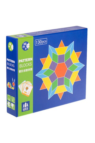 OEM Montessori Puzzle, Wood, 155 Pieces, Multicolor