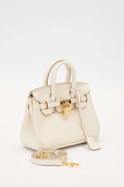 Levidor Square Handbag with Cream Accessory Detail
