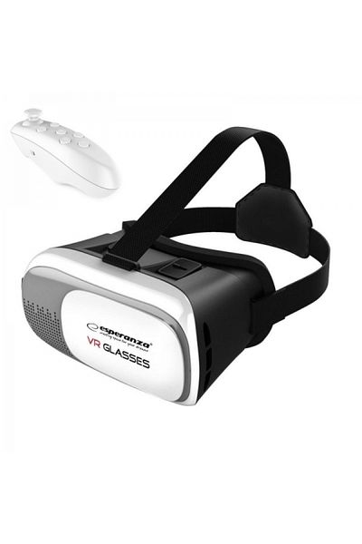 ESPERANZA VR 3D Glasses with Bluetooth Remote, Game Control for Smartphones up to 6 Inches