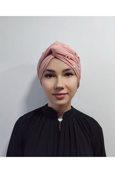 Differenza Pearl Wrapped Bonnet - Soft Powder