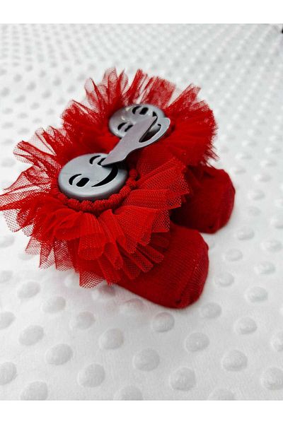 BERKAY Berkaysun Cotton Tulle Kokoş Baby Socks