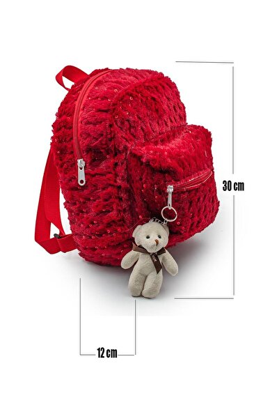 TROVİYA Daily Teddy Bear School Bag Girl