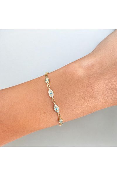 NiAccessory Elegant Eye Bracelet