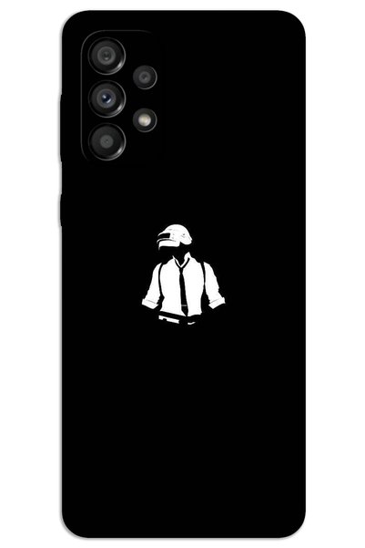 MRCİLETİSİM Samsung Galaxy A32 Case Hd Pattern Printed Back Cover - Pubg Man