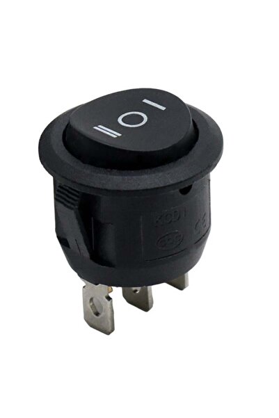 Powermaster IC-134 Yuvarlak Işıksız On-Off-On 3P Anahtar