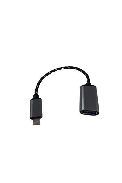 SOHO Adaptor OTG bidirectional cu interfata USB 3.0 la conector lightning, 15 cm, Negru
